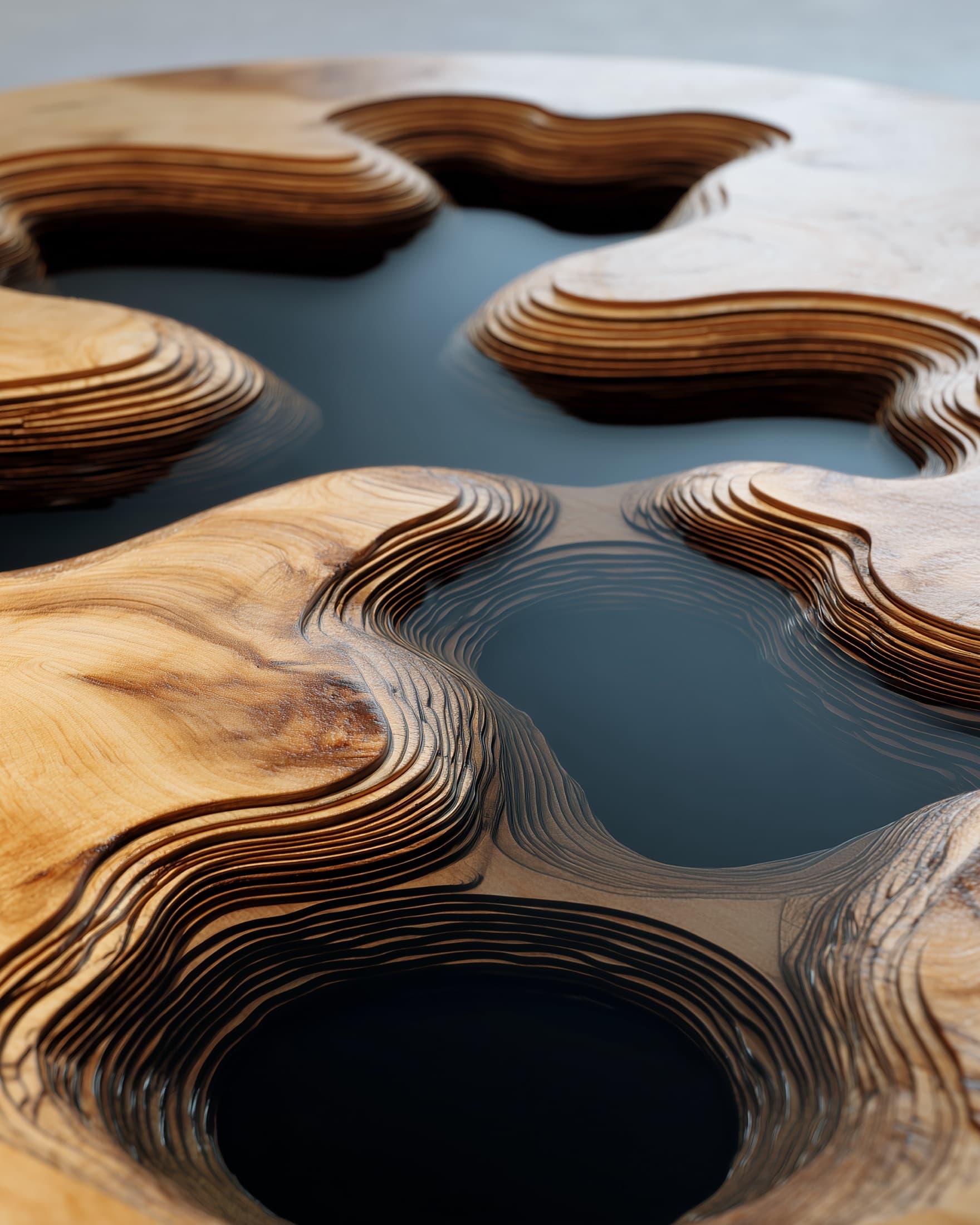 Kiln Side Table — studio photograph